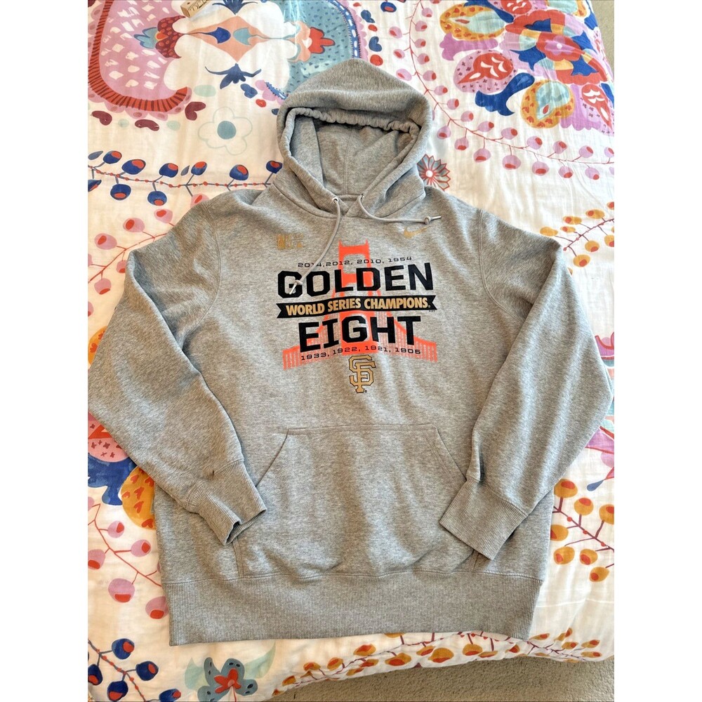 RARE San Francisco Giants Golden Eight World Series Champions Hoodie 2014 XL/TG